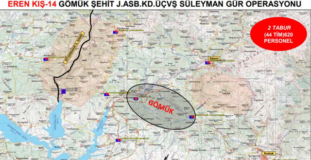 Batman'da 620 personelle Eren Kış 14 operasyonu başladı - Resim: 0