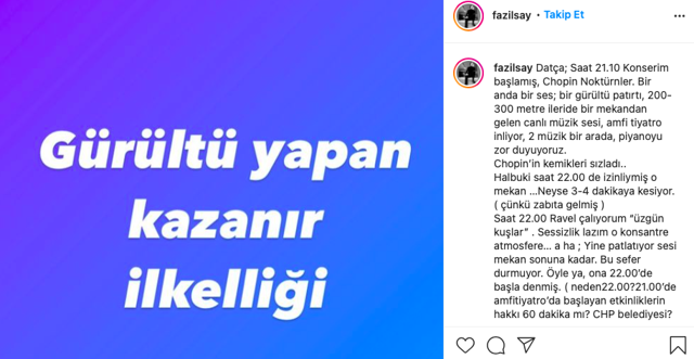 Fazıl Say CHP'li belediyelere fena patladı: Cehennem bu! CHP'li belediye nerede? - Resim: 0