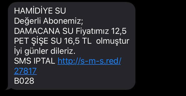 İBB'den Hamidiye Sularına zam üstüne zam! Yeni fiyat tarifesi belli oldu - Resim: 0