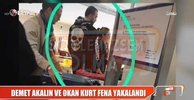 Demet Akalın ve Okan Kurt fena yakalandı! Beyaz TV'de olay fotoğraf - Resim: 2