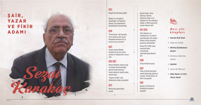 Sezai Karakoç'un naaşı Şehzadebaşı Camisi'ne götürüldü - Resim: 0