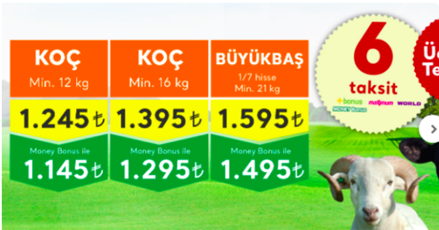 Migros büyükbaş kurbanlık fiyatları 2019 hissesine göre kaç lira? - Resim: 0