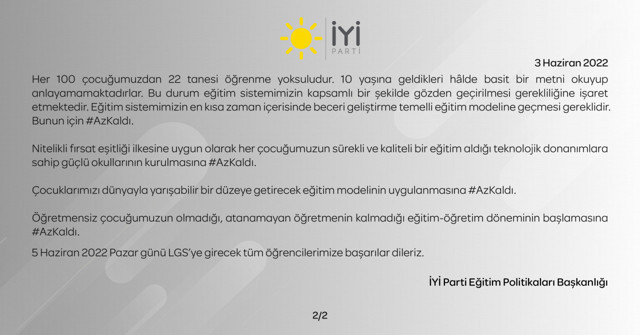 İYİ Parti'den LGS'yi kaldırma sözü! Yeni modeli duyurdular - Resim: 1