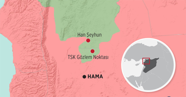 Türkiye'nin Morek üssünde son durum ne? Esed yolu tamamen kapattı bombalıyor - Resim: 1