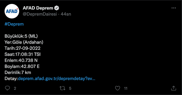 Ardahan'da şiddetli deprem oldu! AFAD'dan son dakika açıklama var - Resim: 0