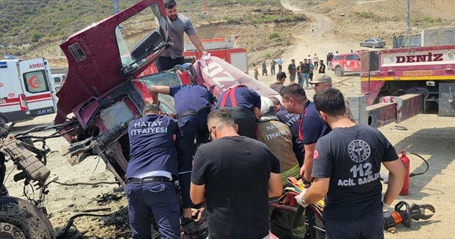 Hatay'da vincin freni arızalanınca olanlar oldu! 1 ölü, 1 yaralı - Resim: 0