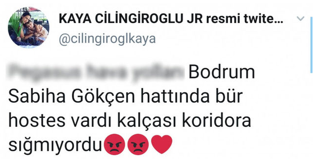 Kaya Çilingiroğlu'nun uçaktaki 'hostes' tepkisi olay oldu skandal kalça paylaşımını sildi - Resim: 2