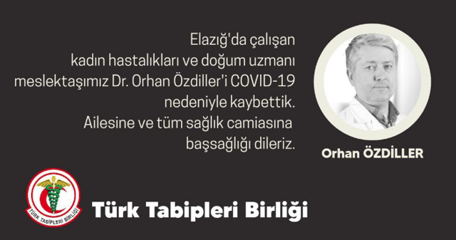 Dr. Orhan Özdiller koronavirüs nedeniyle hayatını kaybetti! - Resim: 0