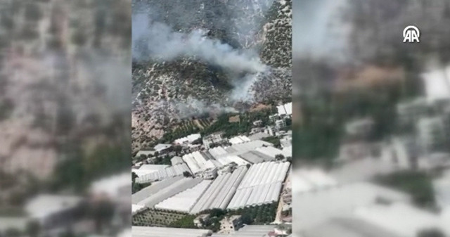 Üç ilde orman yangını çıktı! Alevler rüzgarın etkisiyle büyüdü - Resim: 1