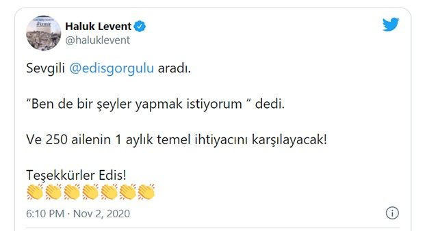 İzmir depremi sonrası alkışlanacak hareket! Haluk Levent duyurdu - Resim: 3
