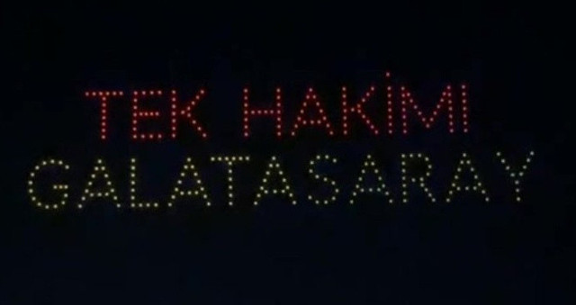 Galatasaray'dan Fenerbahçe'ye drone ile olay gönderme - Resim: 1