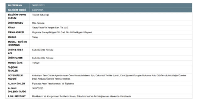 Ünlü markanın bir ürünü sağlığı tehdit ettiği gerekçesi ile toplatılıyor... - Resim: 0