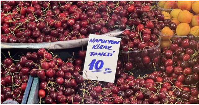 Yok artık kirazın kilosu 400 lira! Geçen yılın 5 katı fiyatla piyasaya çıktı - Resim: 1