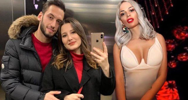 Merve Sanay'a DM'den yürümüştü Çalhanoğlu eşine aşkını haykırdı - Resim: 1