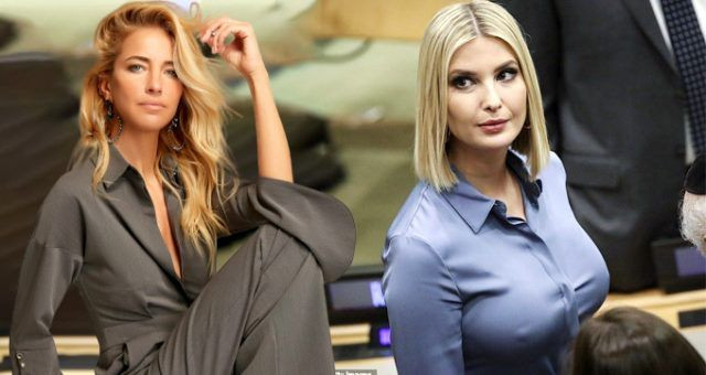 Burcu Esmersoy ABD başkanı Donal Trump'ın kızı Ivanka Trump ile pişti oldu - Resim: 1