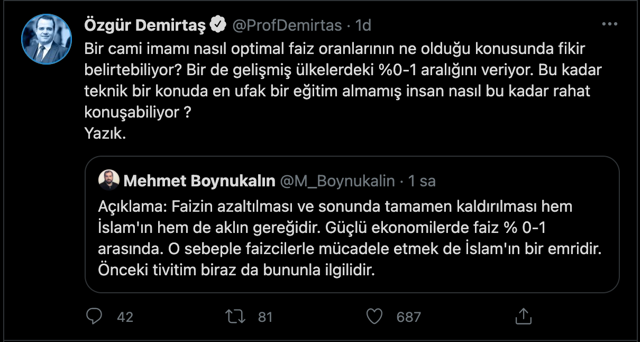 Ayasofya ‘baş imamı’ Mehmet Boynukalın “faiz kaldırılsın” dedi Özgür Demirtaş fena kızdı - Resim: 2