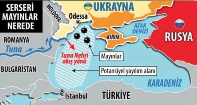 İstanbul da tehlike altında! Karadeniz'de 450 serseri mayın dolaşıyor - Resim: 0