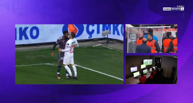 Gaziantep Beşiktaş maçına damga vuran olay: N'Koudou rakibine kafa attı, sosyal medya ayağa kalktı - Resim: 2