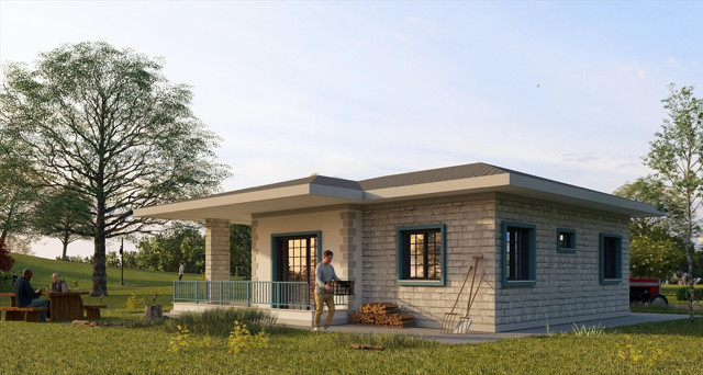 Orman yangınlarında ağır hasar gören İzmir ve Bilecik'te 350 konut yapılacak - Resim: 0