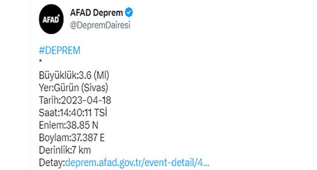 Sivas'ta korkutan deprem - Resim: 0