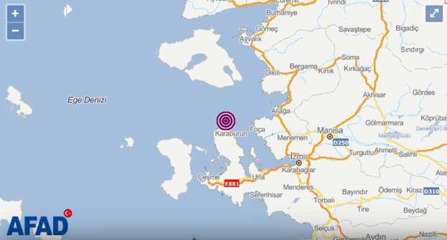 Ege Denizi'nde panik yaratan deprem kaç şiddetinde oldu? - Resim: 0