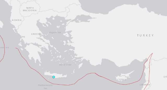 Girit adası açıklarında 6.3 büyüklüğünde deprem - Resim: 1