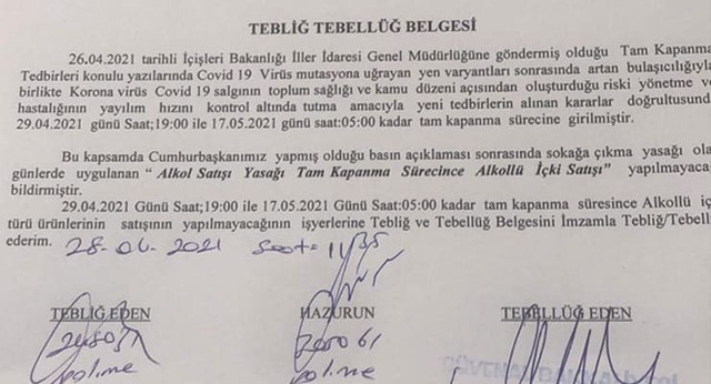Tam kapanmada alkol satışı yasak! Esnaf ve hukukçular 'yasak yok' diyor polis tebligata başladı - Resim: 0