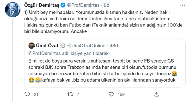 Özgür Demirtaş ile Ümit Özat birbirine girdi! Demirtaş'la dalga geçip 'ülkenin en akılılarından sanıyorduk' dedi - Resim: 1