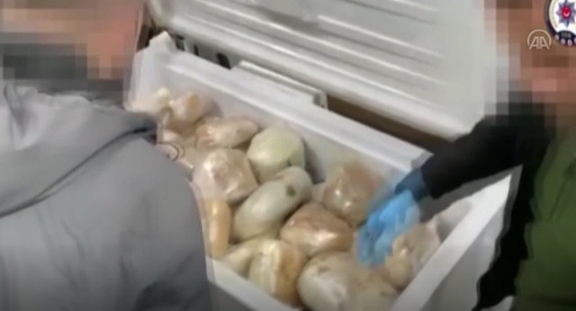 Kargoya verilen derin dondurucuda bulundu! - Resim: 0