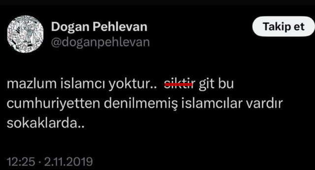 Hazreti Muhammed karikatürü çizen kişinin İslam düşmanlığı ortaya çıktı - Resim: 1