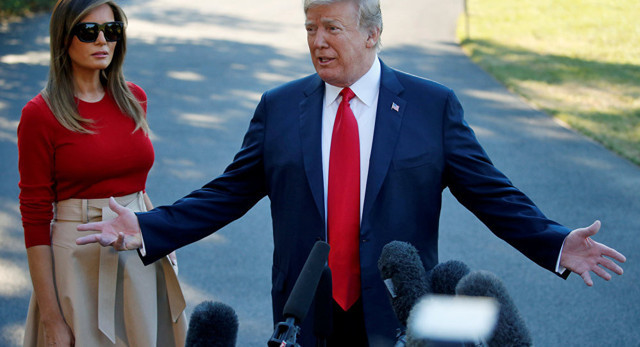 ABD Başkanı Donald Trump şaşırtmadı: Vurulursam Melania ağlamaz - Resim: 0