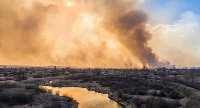 Çernobil Nükleer Santraline ilerleyen yangınla ilgili son haber - Resim: 1