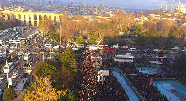 İstanbul Saraçhane canlı yayınla izleyin! Ekrem İmamoğlu çağırmıştı - Resim: 1