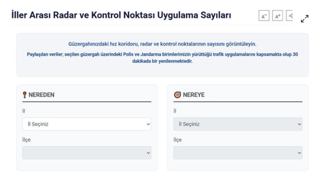 İ&ccedil;işleri Bakanlığı'ndan yeni uygulama: Radar haritası yayınlandı - Resim: 1