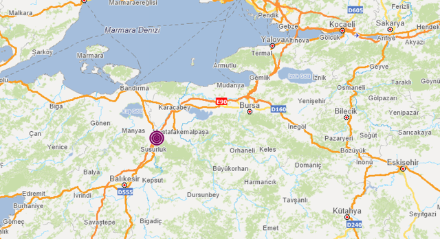 Balıkesir Susurluk'ta 4,1 büyüklüğünde deprem - Resim: 0