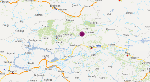 Bingöl'de 5.2 büyüklüğünde deprem meydana geldi - Resim: 0