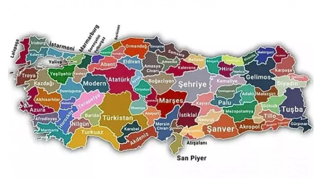 Yapay zeka yaptı: Türkiye haritası komple değişti! O ilin adı 'Atatürk' oldu - Resim: 0