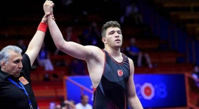 Milli güreşçi Muhammed Hamza Bakır Avrupa Şampiyonu - Resim: 0