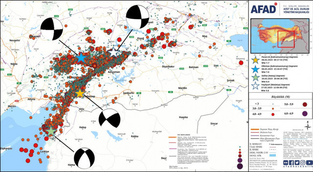 6 Şubat'tan son kaç artçı deprem yaşandı? AFAD'dan flaş açıklama harita da paylaşıldı - Resim: 1