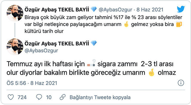 Tekel Bayileri Platformu Başkanı Özgür Aybaş açıkladı! Biraya çok büyük zam geliyor - Resim: 0