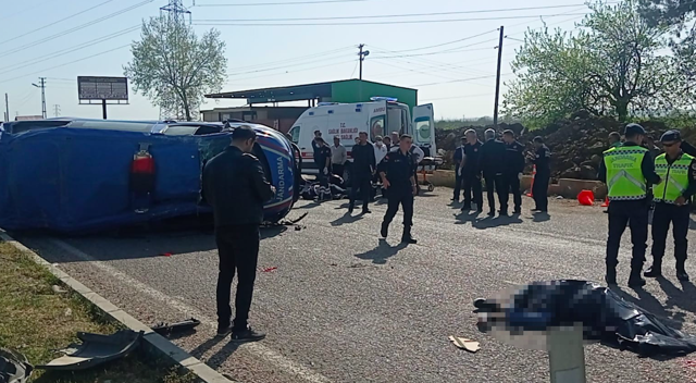 Adana'da jandarma aracı otomobille çarpıştı: İki şehit yaralılar var - Resim: 0