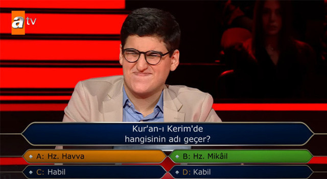 Kim Milyoner Olmak İster'de 1 milyonluk soruyu açtırdı 50 bin lira ile yarışmaya veda etti - Resim: 0