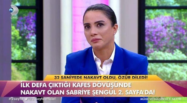 Kafes dövüşünde nakavt olan Sabriye Şengül canlı yayında gözyaşlarına boğuldu - Resim: 1