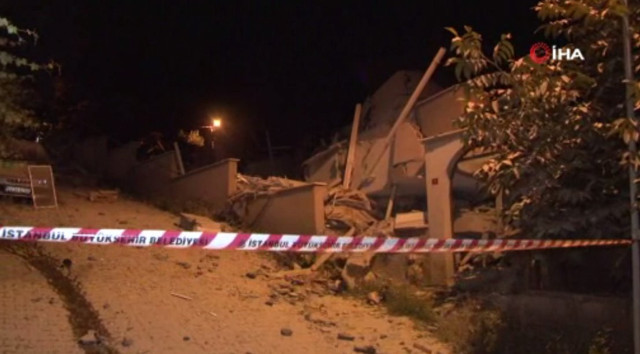 Sarıyer Bahçeköy'de 9 katlı bina çöktü - Resim: 2