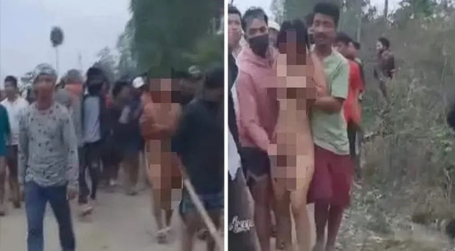 Hindistan’da dünyayı sarsan skandal olay: İki kadını çıplak şekilde sürükleyip, tecavüz etmişlerdi! Kadınlar, baş tecavüzcünün evini yaktı - Resim: 1