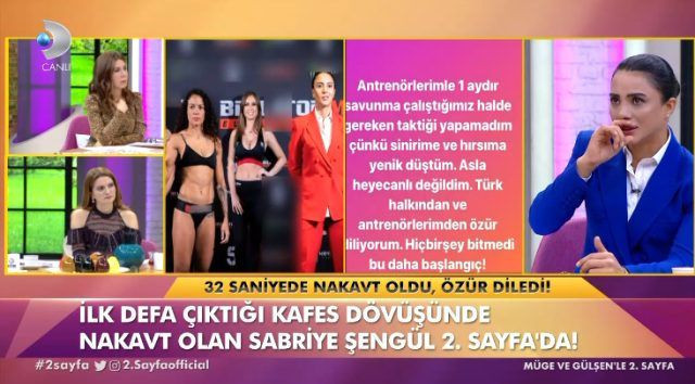 Kafes dövüşünde nakavt olan Sabriye Şengül canlı yayında gözyaşlarına boğuldu - Resim: 2