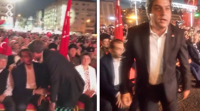 Erdoğan'ın sözleri sonrası Fatma Kaplan Hürriyet ve İYİ Partililer tören alanını terk etti - Resim: 1