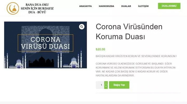 20 liraya koronavirüs duası satılıyor din bezirganlığında sınır yok - Resim: 0