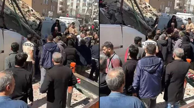 Güngören’de metruk bina araçların üzerine çöktü! 1 kişi ekipler tarafından kurtarıldı - Resim: 0