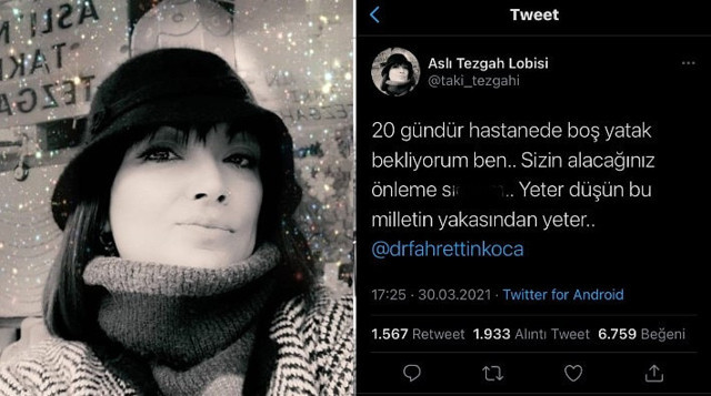 Aslı Özkısırlar "Boş yatak yok" dedikten sonra hayatını kaybetti - Resim: 0